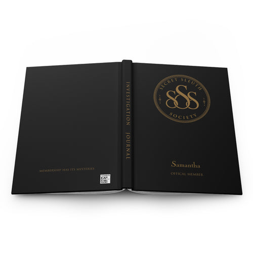 Personalized Secret Sleuth Society Investigation Journal